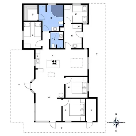 Semesterbostad Jb255-fjerritslev-blabaerstien-22 Fjerritslev