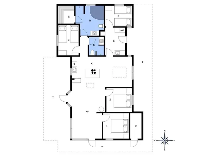 בית נופש Jb255-fjerritslev-blabaerstien-22 Fjerritslev